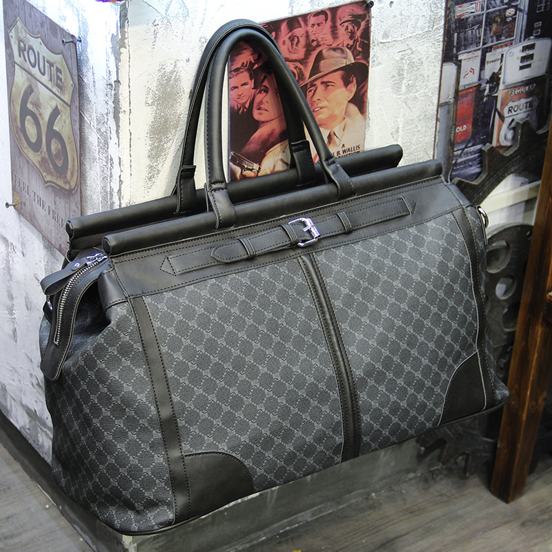 Fashion Plaid Travel Bag Men H - Luxury Bags Tote 评论和价格