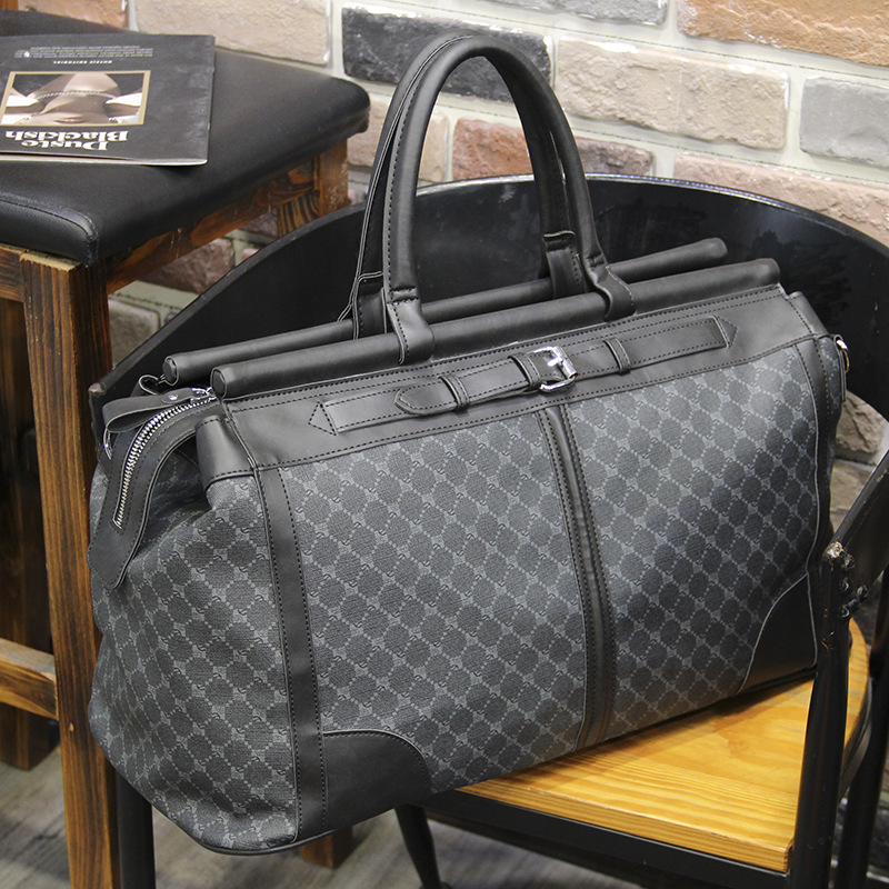 Fashion Plaid Travel Bag Men H - Luxury Bags Tote 评论和价格